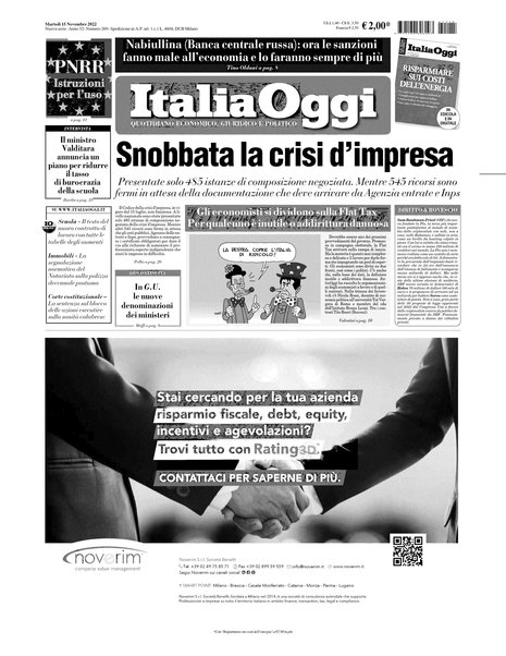 Italia oggi : quotidiano di economia finanza e politica